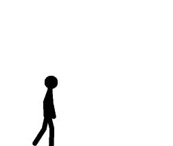 Stick man clipart wave hi gif