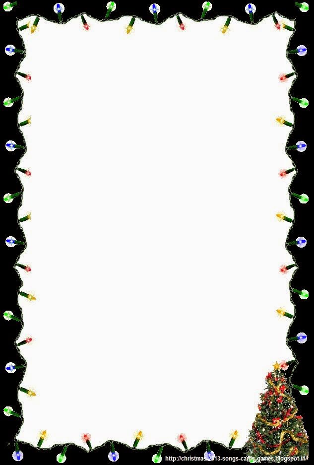 Kids christmas clipart borders