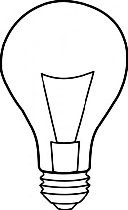 Lightbulb Template - Free Clipart Images