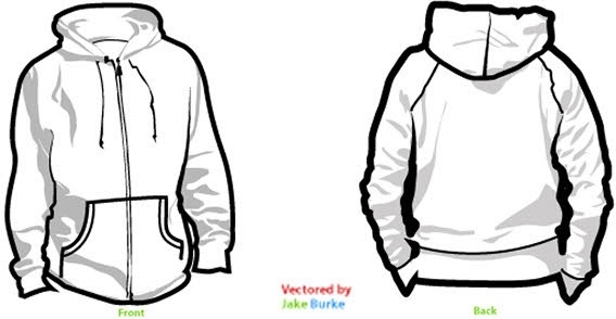 Vector hoodie templates Free vector in Encapsulated PostScript eps ...