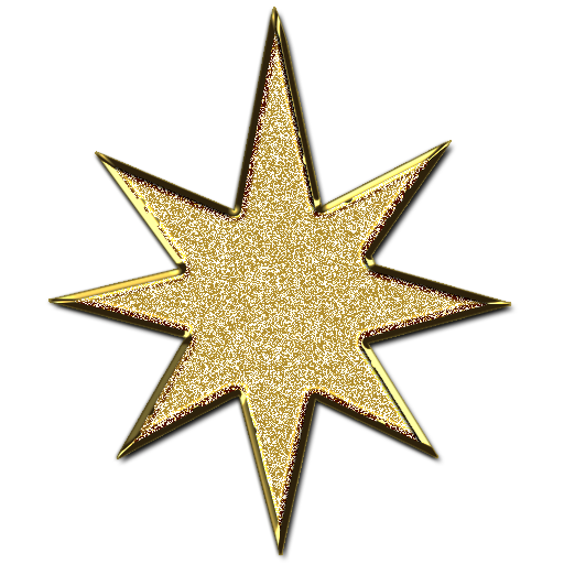 Christmas north star clipart