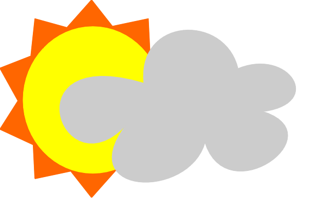 Cloudy weather clipart free clipart images - Clipartix