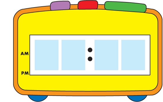 Blank Alarm Clock Clipart