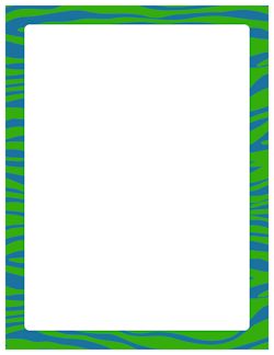 Green, Zebras and Zebra print