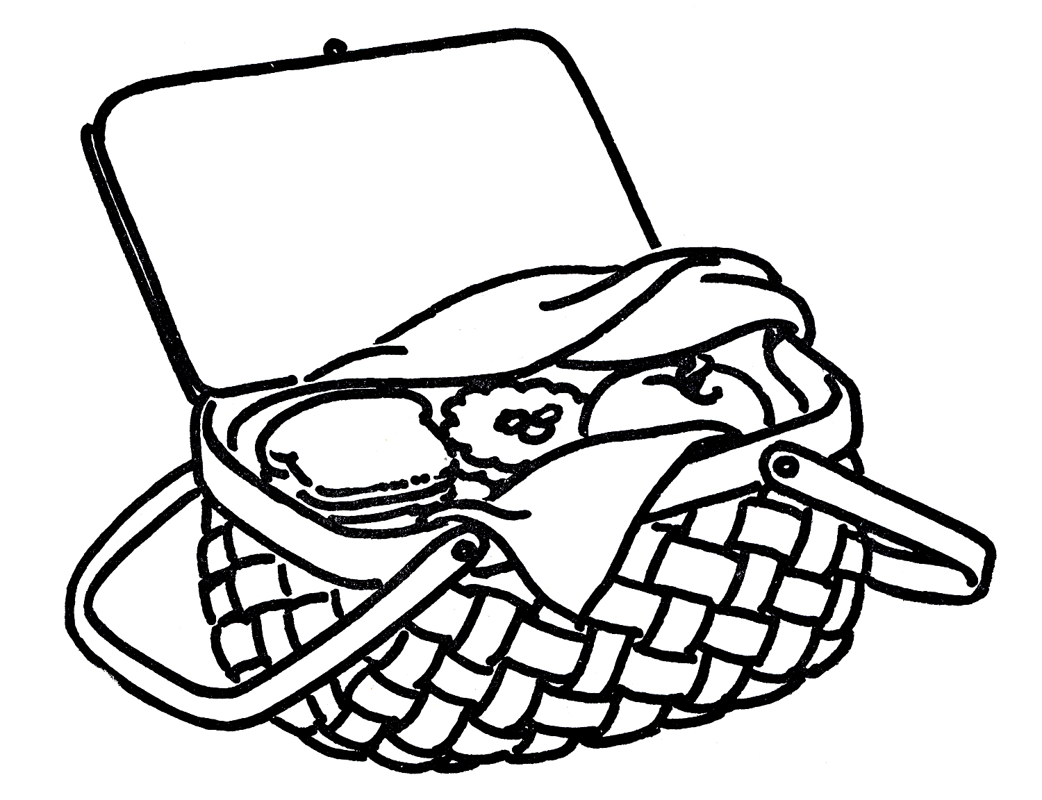 Picnic Basket Clipart | Free Download Clip Art | Free Clip Art ...