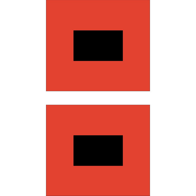 HURRICANE SIGNAL FLAG - Download at Vectorportal