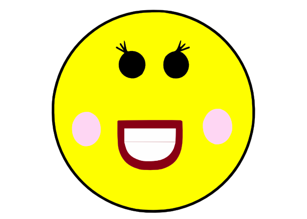 Blushing Smiley Face Clipart