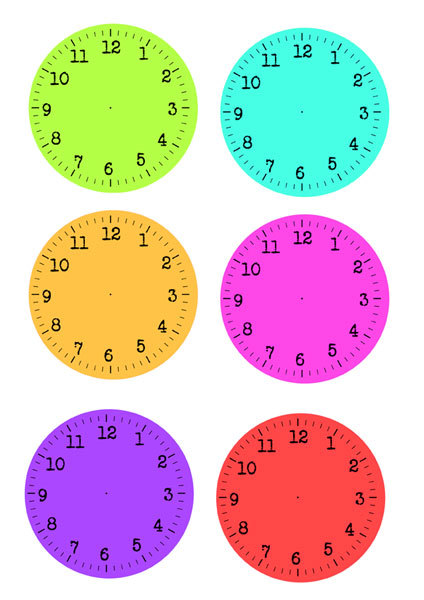 Printable New Year Clock Faces - My Kid Craft