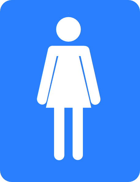 Ladies Bathroom Sign