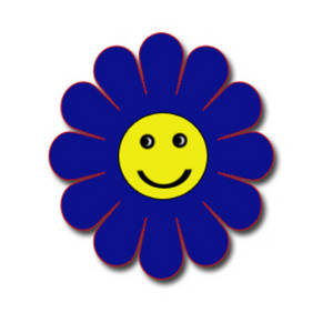 Smiley Face Flower Clipart - Free Clipart Images
