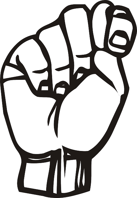 Sign, Outline, Hand, Speech, Language, Talk