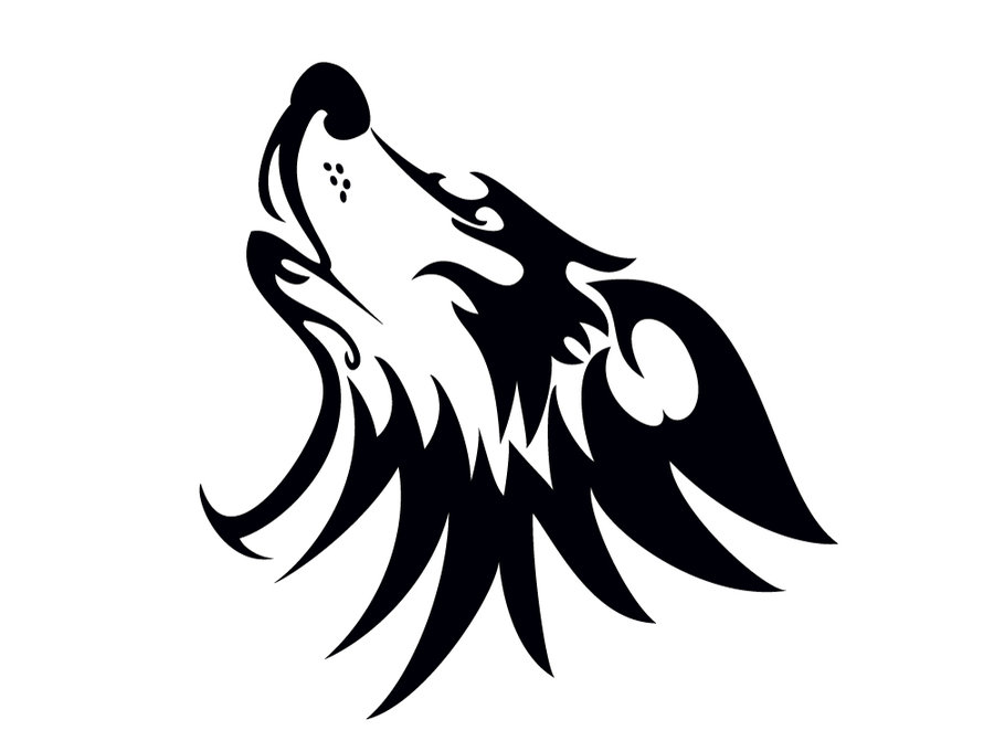 Simple Wolf Drawings