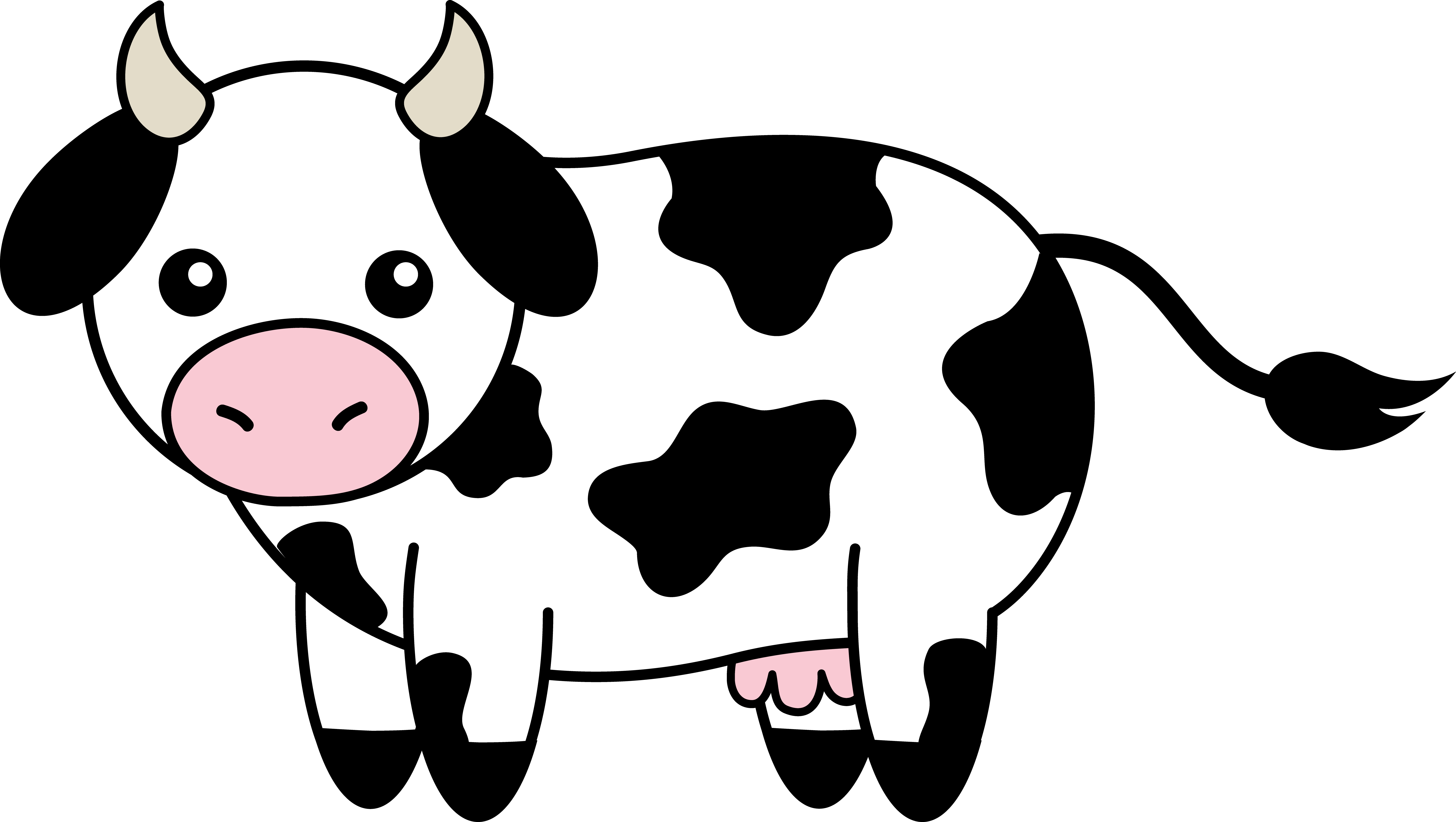 Clipart dairy cows