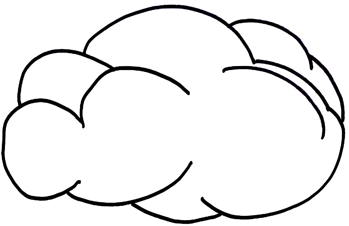 Printable Cloud Coloring Pages | Coloring Me