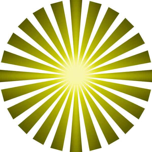 Cliparts Red Sunburst Clipart