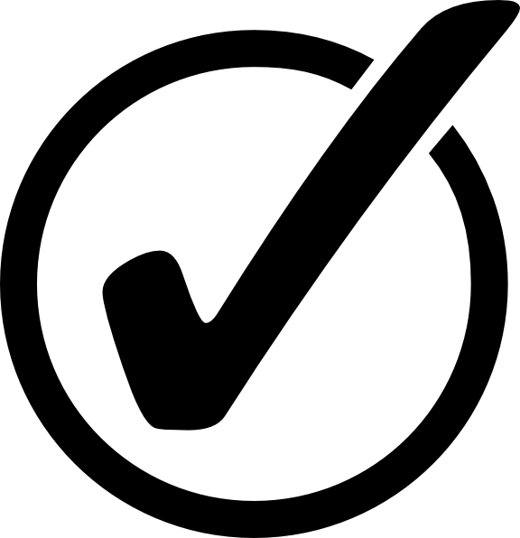 Circle Checkmark clip art Free Vector