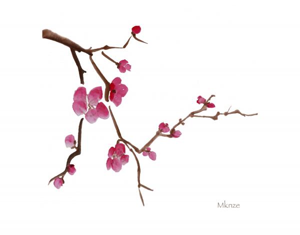 Pin Flower Art Cherry Blossom Wallpaper - ClipArt ...