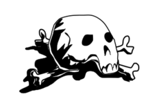 Skull and Crossbones Stencil Vector - Download 665 Vectors (Page 1)