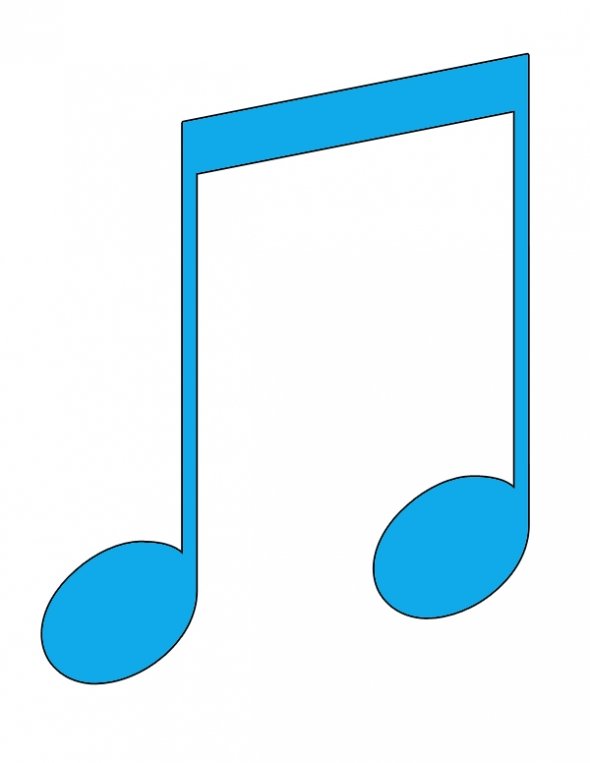 Purple Music Notes Clipart