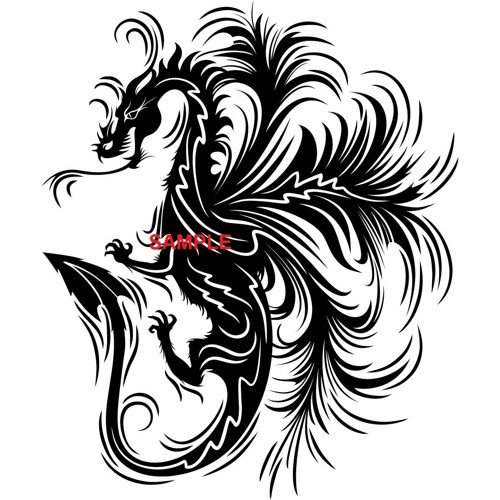 BLACK DRAGON CROSS STITCH CHART | CrossStitchChartHeaven ...
