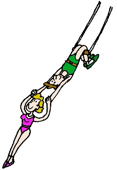 Dibujos: Trapecista - Nivel Inicial