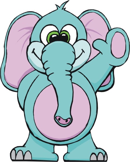 cartoon animals elephant iron on stickers animal t shirt iron on ...