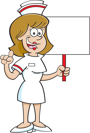 Cartoon Of A Funny Nurse Clip Art, Vector Images & Illustrations ...