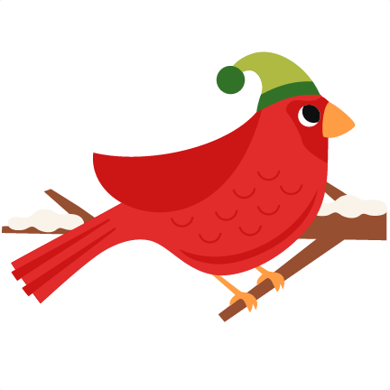 Christmas bird clip art