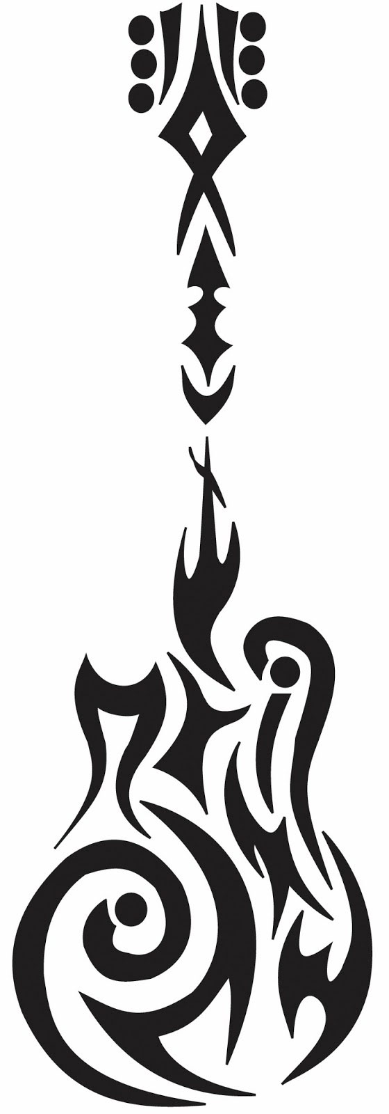 Guitar Tattoo Designs Free | Cool Tattoos - Bonbaden