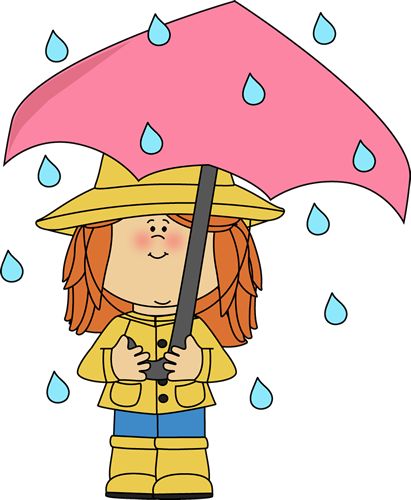 Rainy day pasta day clipart
