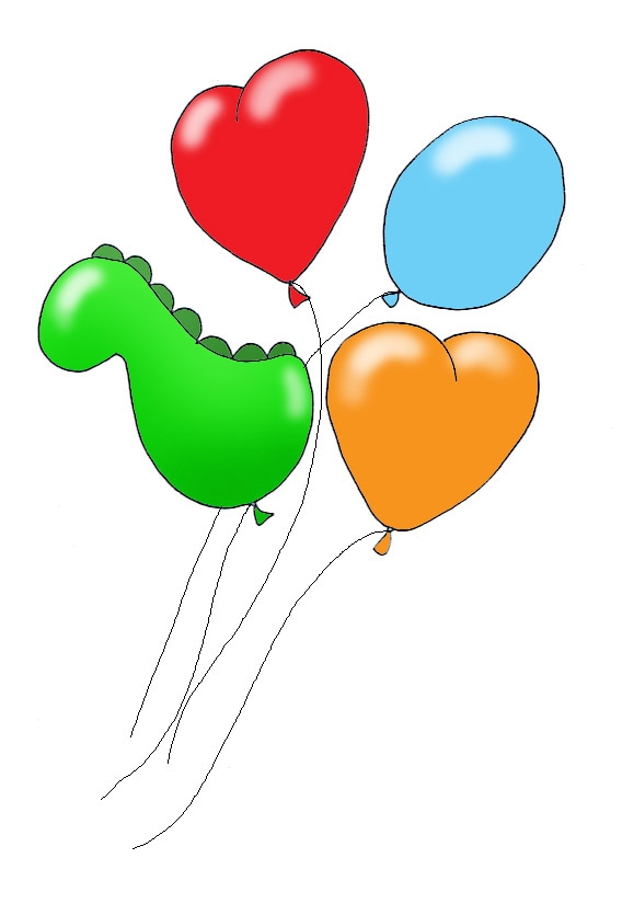 Birthday Dinosaur Clipart