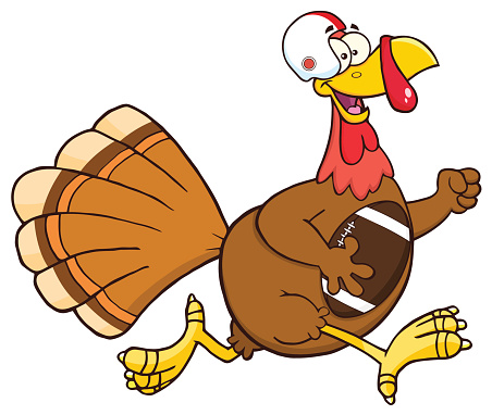 Clip Art Of A Running Turkey Clip Art, Vector Images ...