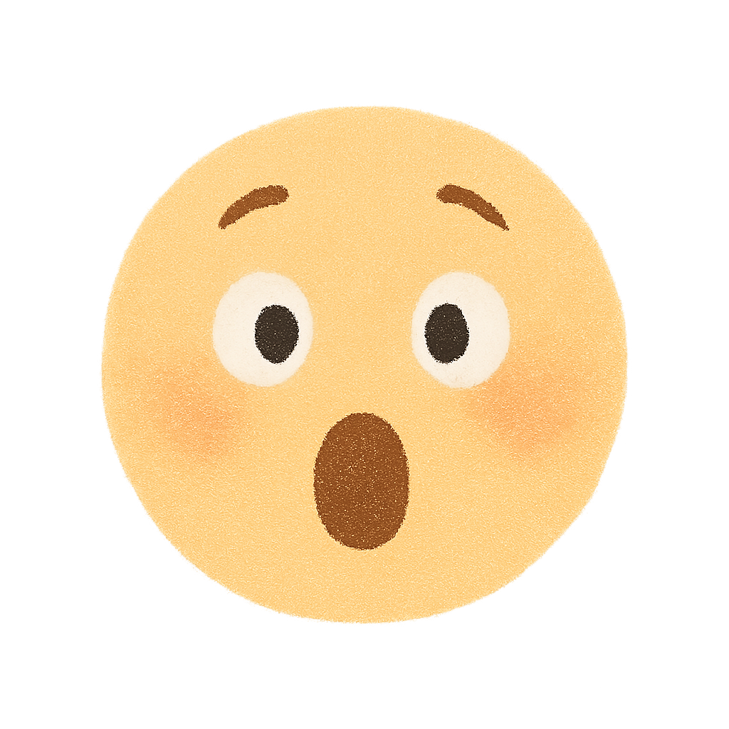 Surprised Emoji Face