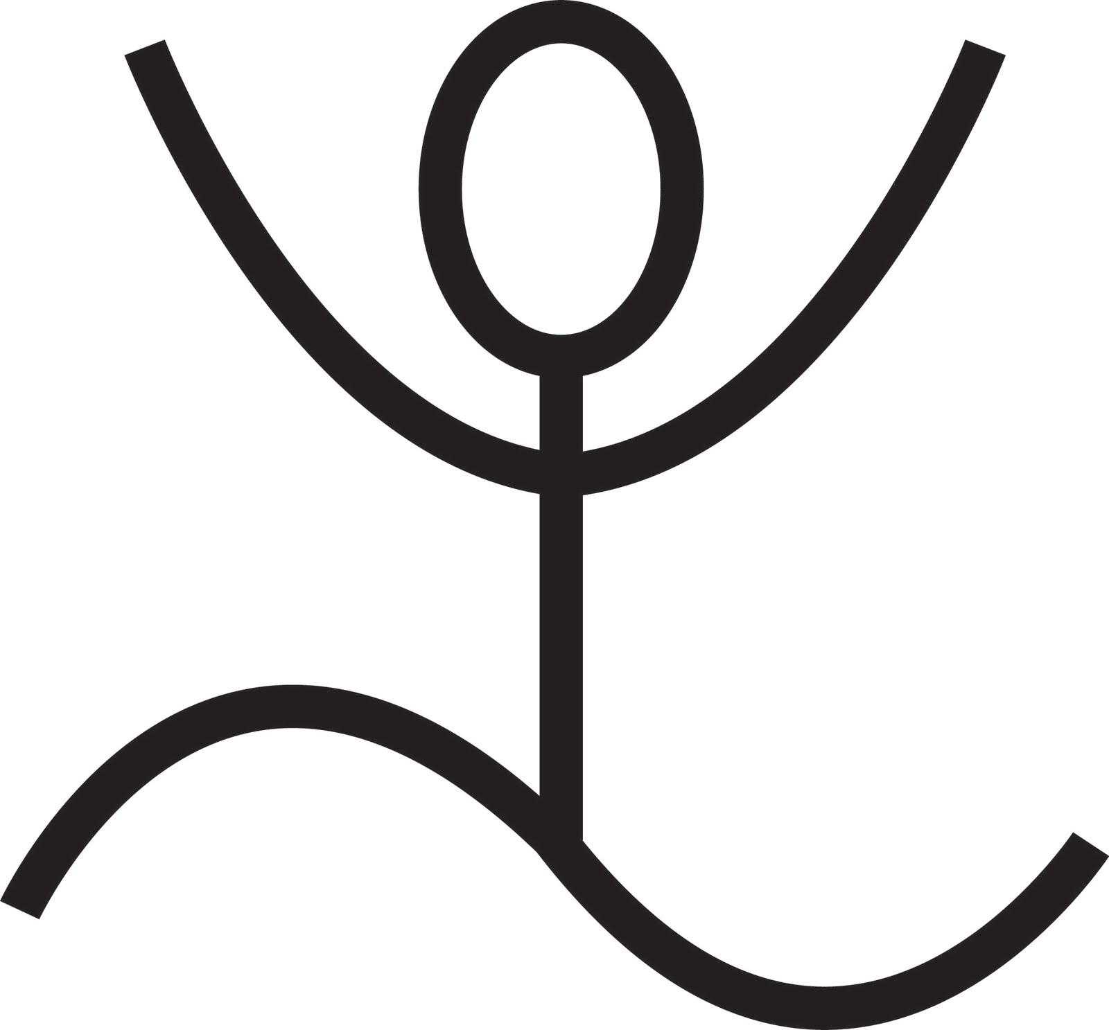 Stick Man Running