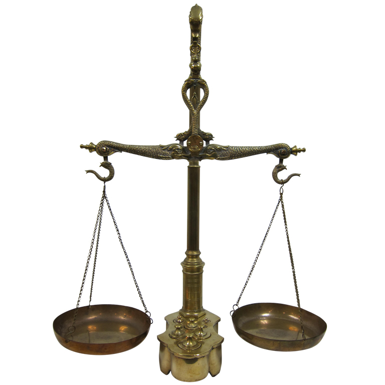 Maco Braga 19th Century Balance Scale at 1stdibs