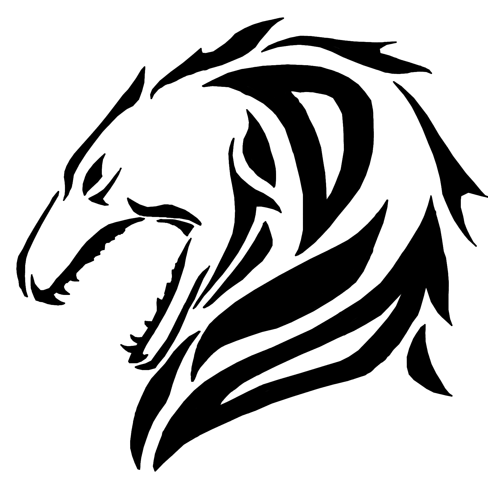 tribal dragon head redo by IrthosCaesin