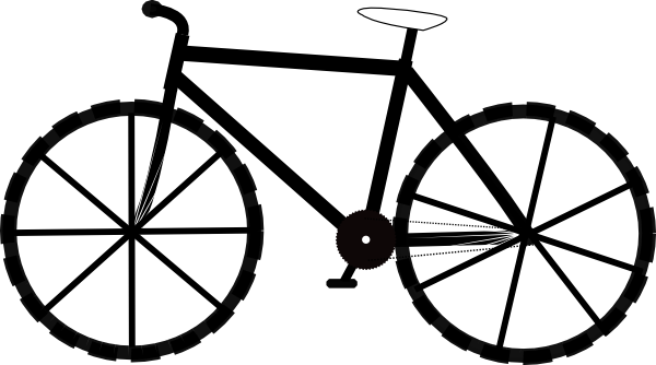 Bicycle Drawings Clip Art - Largest and The Most Wonderful Bicycle