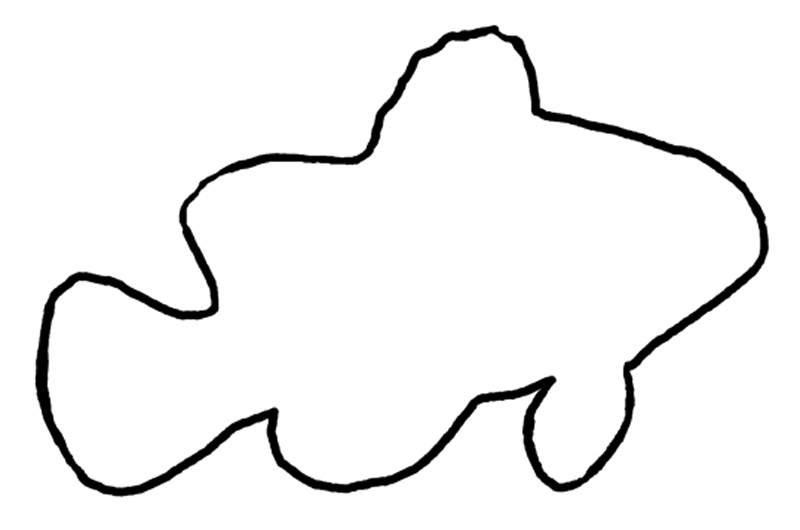Clown Fish Outline - ClipArt Best