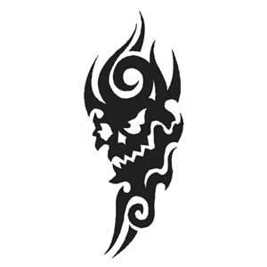 Tribal Skull Tattoo Designs Free - ClipArt Best