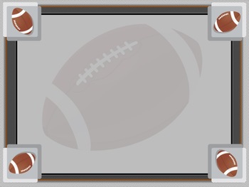 FOOTBALL SPORTS BORDERS AND BACKGROUND GRAPHICS - COMMERCIAL USE ...