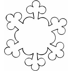 Snowflake Template - ClipArt Best