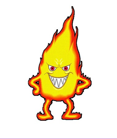 Fire Flame Cartoon - Free Clipart Images