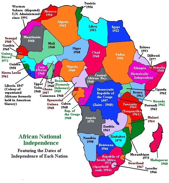 African Countries Map | African ...