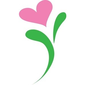 Flowers and hearts clipart