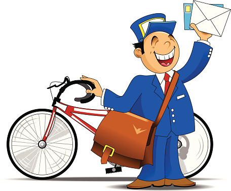 Drawing Of The Postman Uniform Clip Art, Vector Images ...