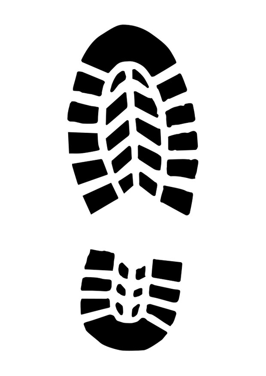 Coloring page footprint - img 25709.