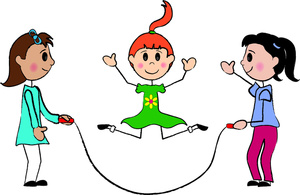 Clip Art Children Playing