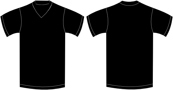 Black shirt clipart