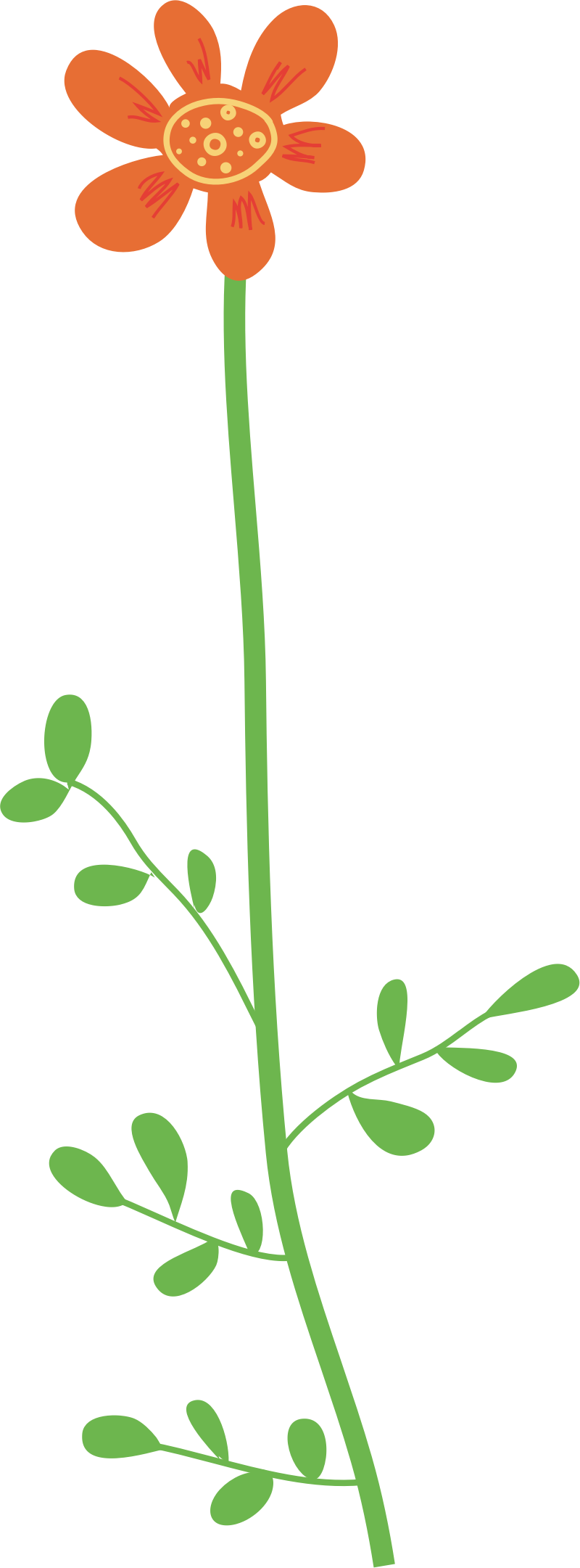 Clipart - Wild Flower Clipart