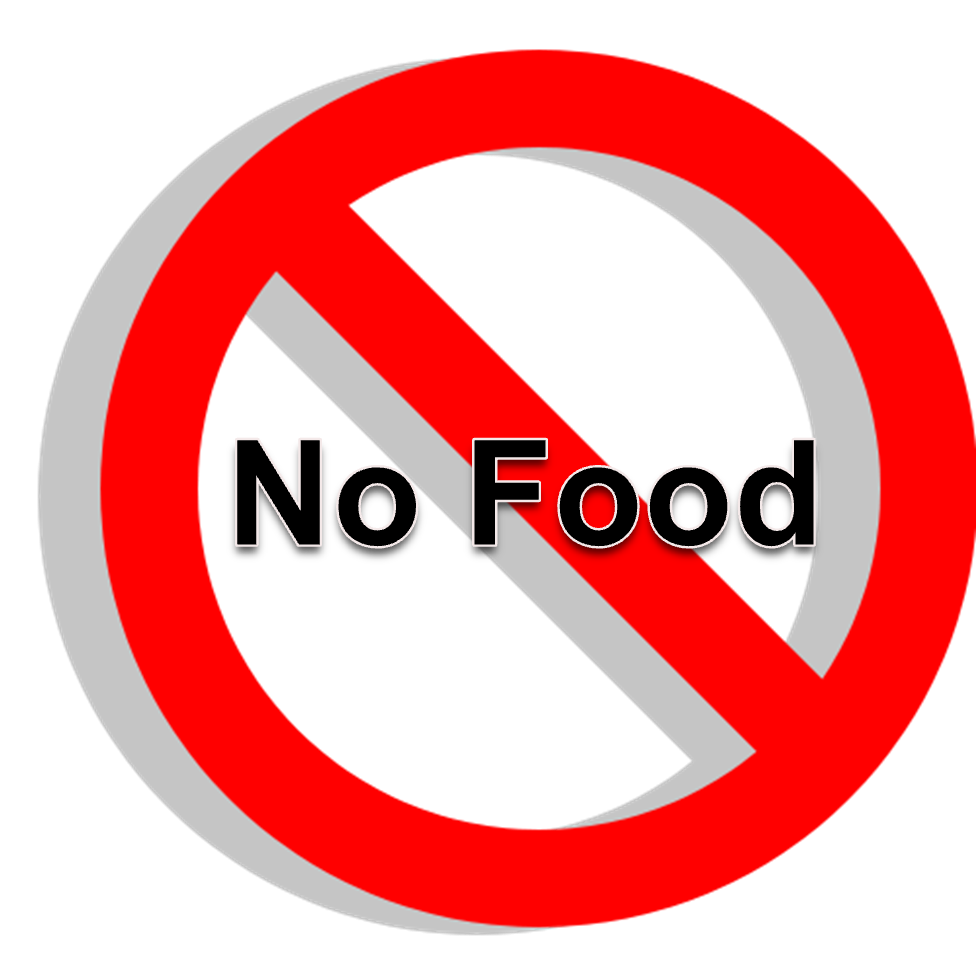 No Food Clipart